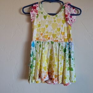 Macaron+Me Rainbow Heart Dress